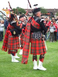 the band at the inverness games 2006
